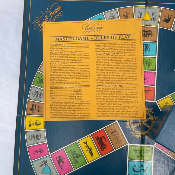 Trivial Pursuit Master Board Game Genus Edition 1981 - Picture 10 of 10